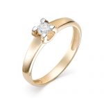 Помолвочное кольцо с бриллиантом Картье